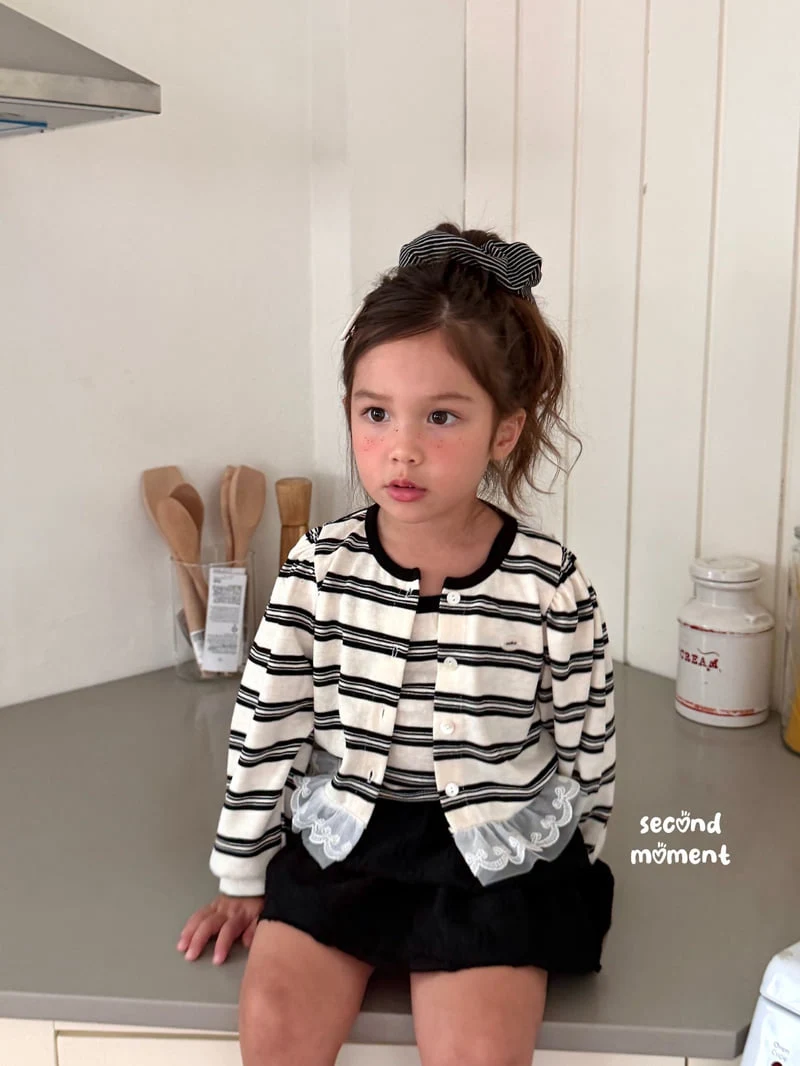 Second Moment - Korean Children Fashion - #stylishchildhood - Blooming Cardigan Set - 4