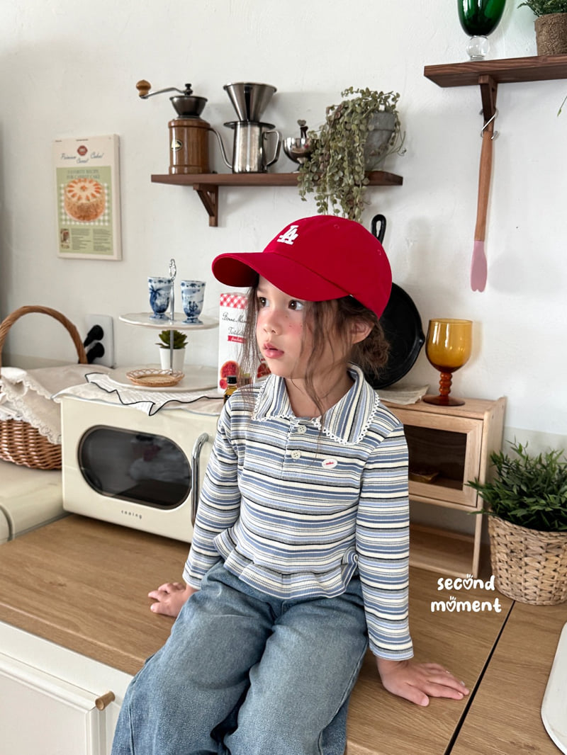 Second Moment - Korean Children Fashion - #childofig - Mychew Collar Lace Tee - 3