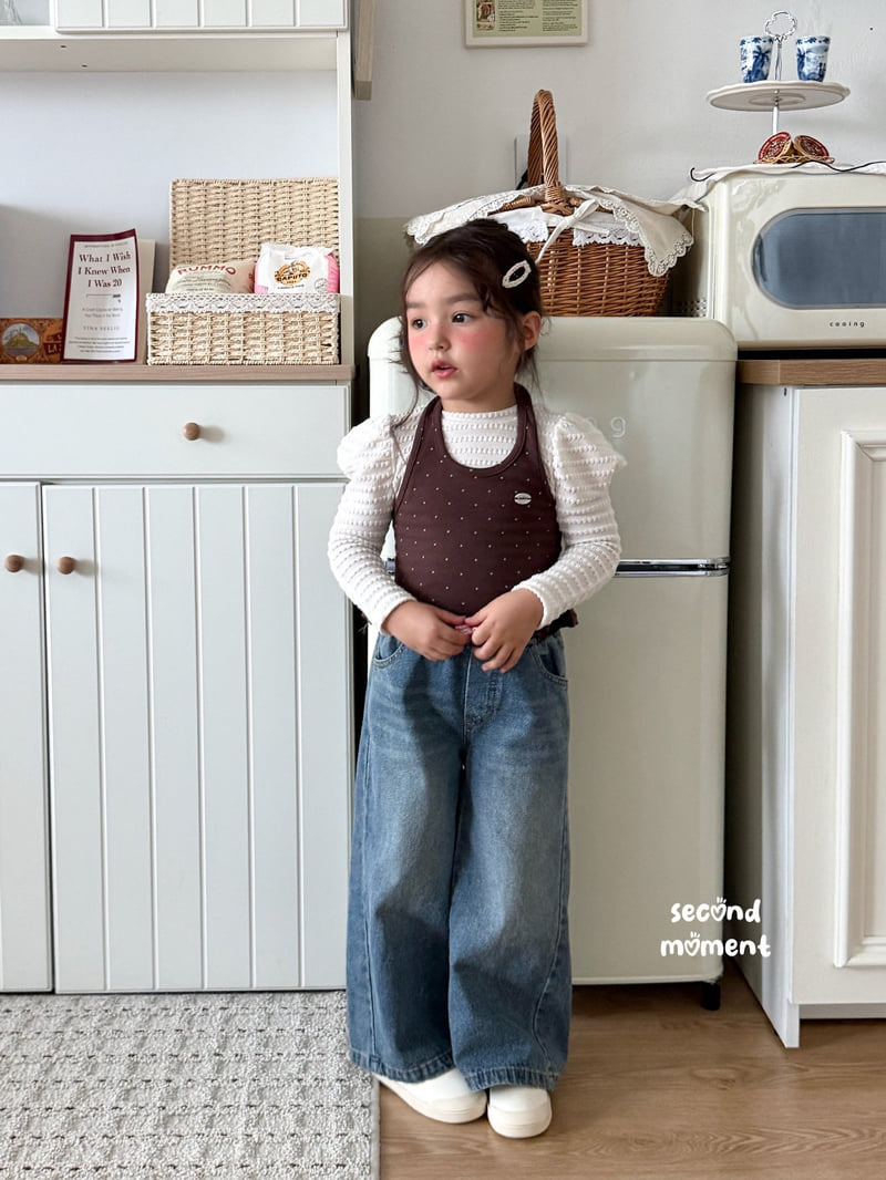 Second Moment - Korean Children Fashion - #childofig - Vanilla Puff Tee - 12