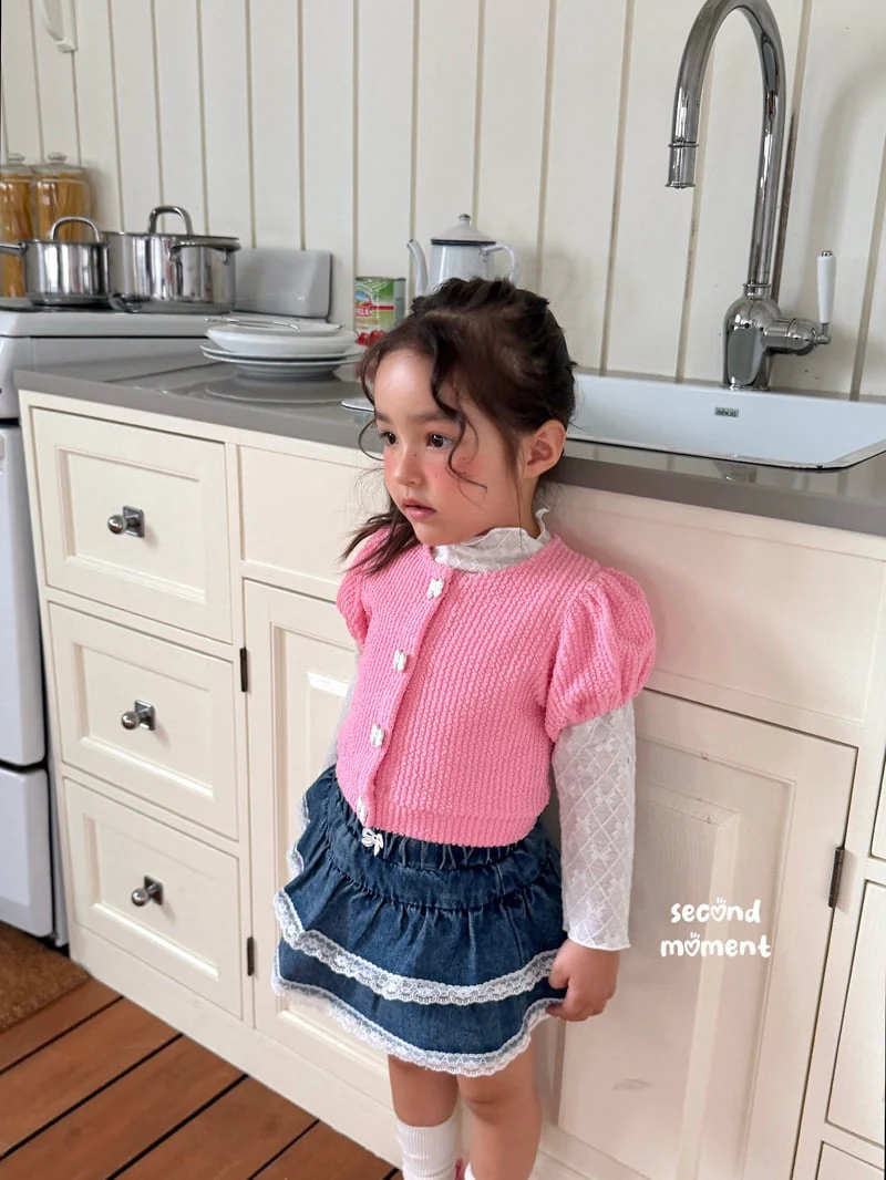 Second Moment - Korean Children Fashion - #childofig - Puff Cardigan - 5