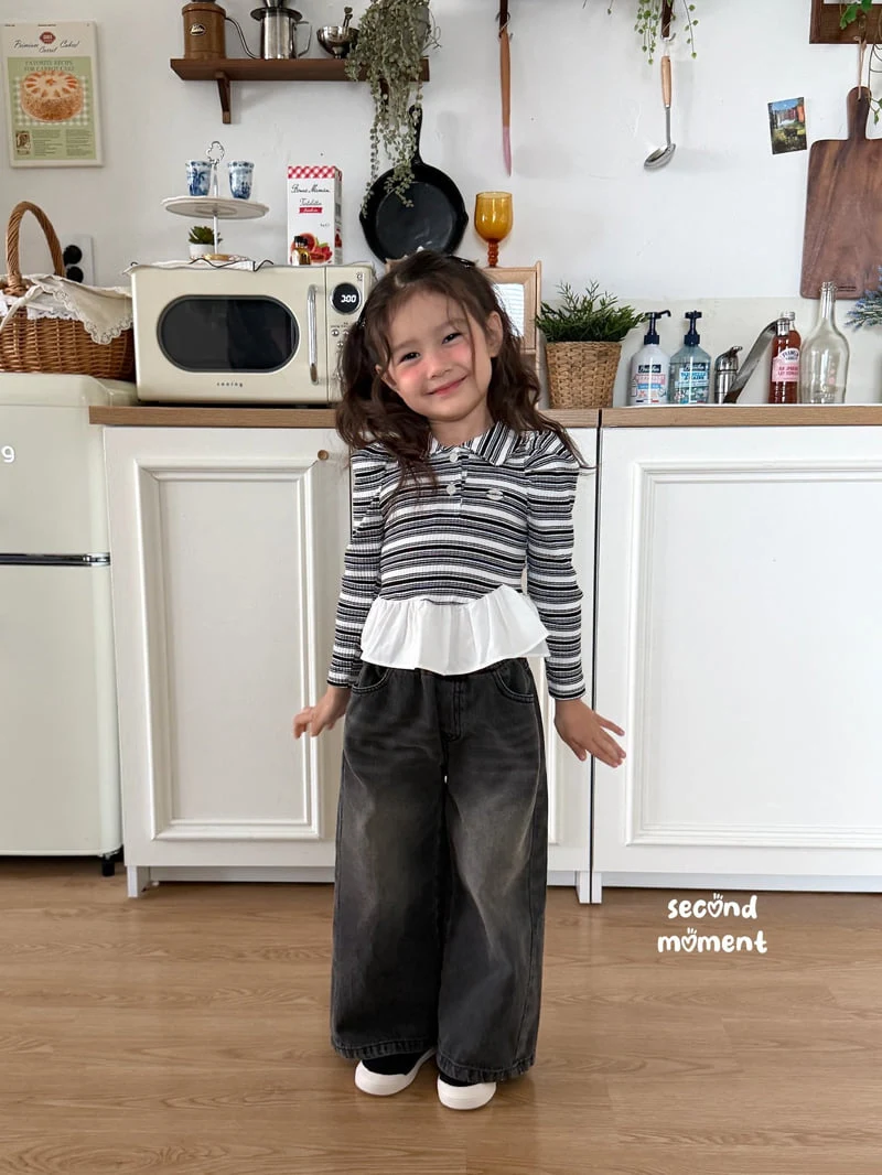 Second Moment - Korean Children Fashion - #childrensboutique - Crunchy Balloon Collar Tee - 7