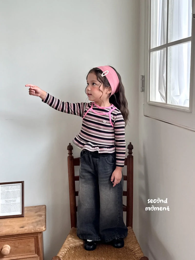Second Moment - Korean Children Fashion - #childrensboutique - Mango Frill Tee - 8