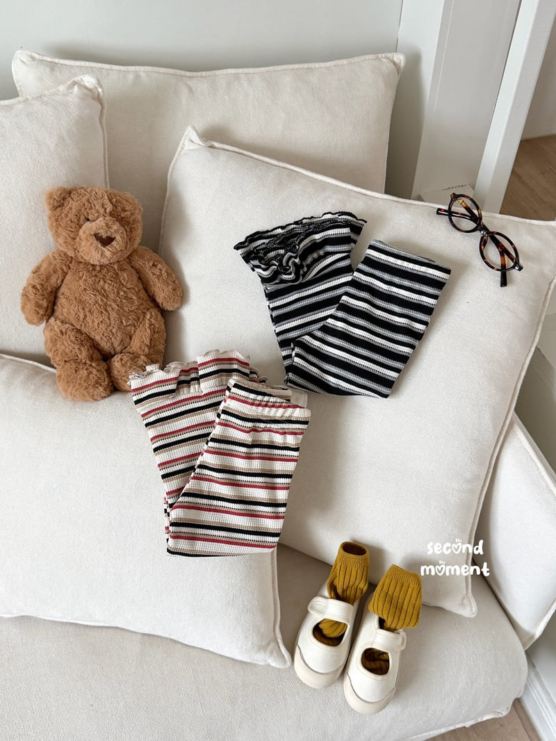 Second Moment - Korean Children Fashion - #childrensboutique - Waffle Peanut Frill Pants - 3