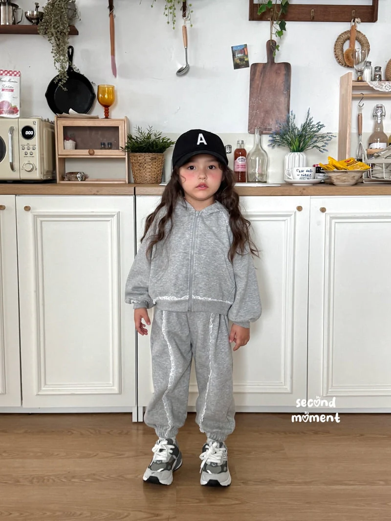 Second Moment - Korean Children Fashion - #childrensboutique - Powder Hooded Zip-Up - 2