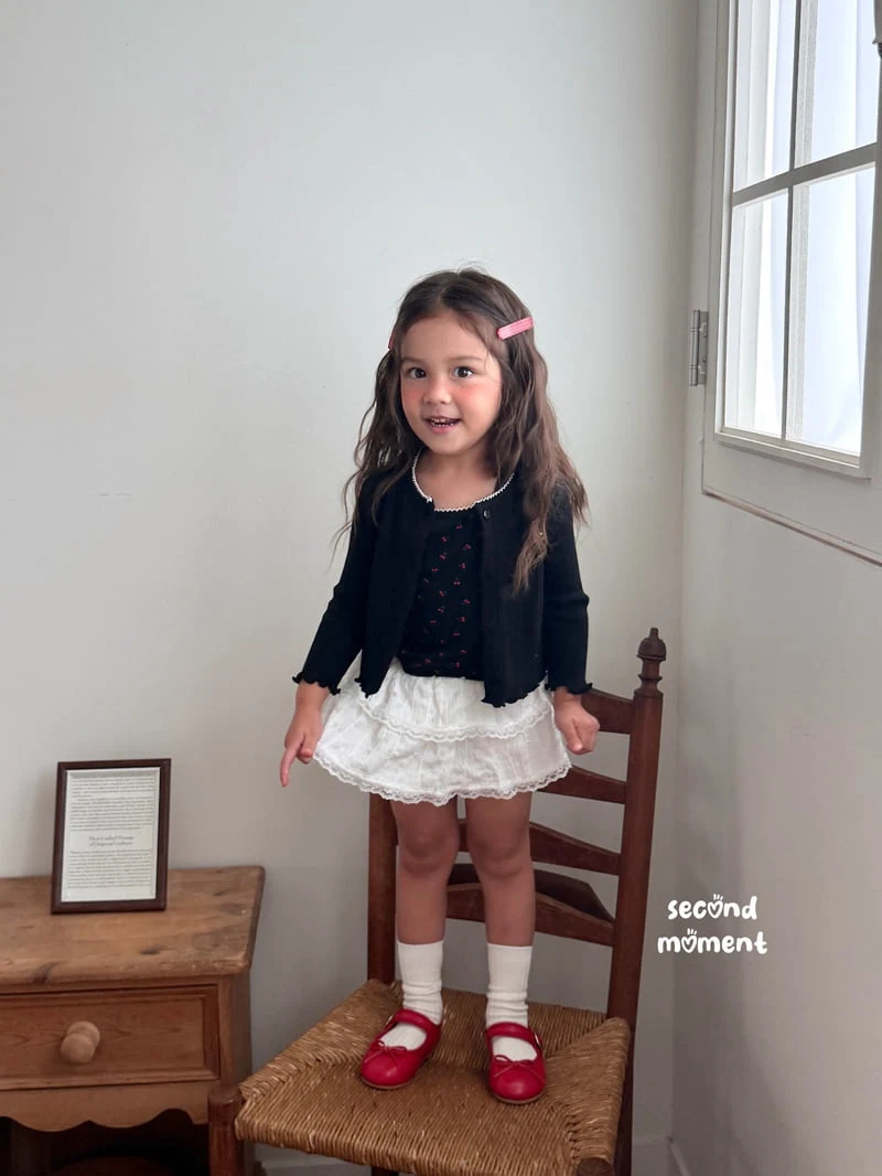 Second Moment - Korean Children Fashion - #childrensboutique - Cherry Cardigan Set - 12