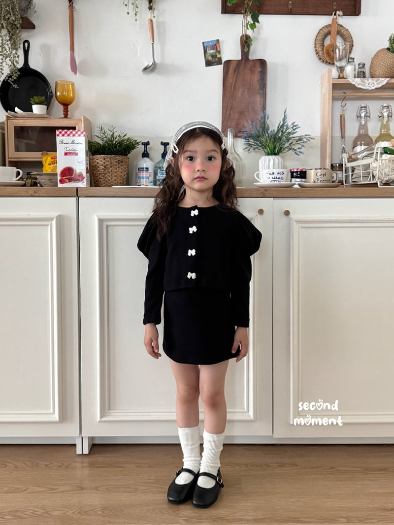 Second Moment - Korean Children Fashion - #designkidswear - Ribbon One-Piece Set - 10