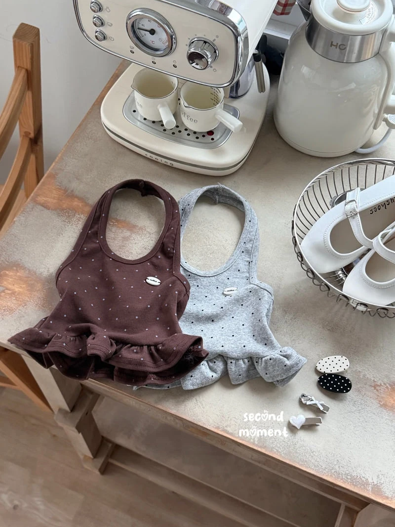 Second Moment - Korean Children Fashion - #designkidswear - Sugar Dot Halter - 3