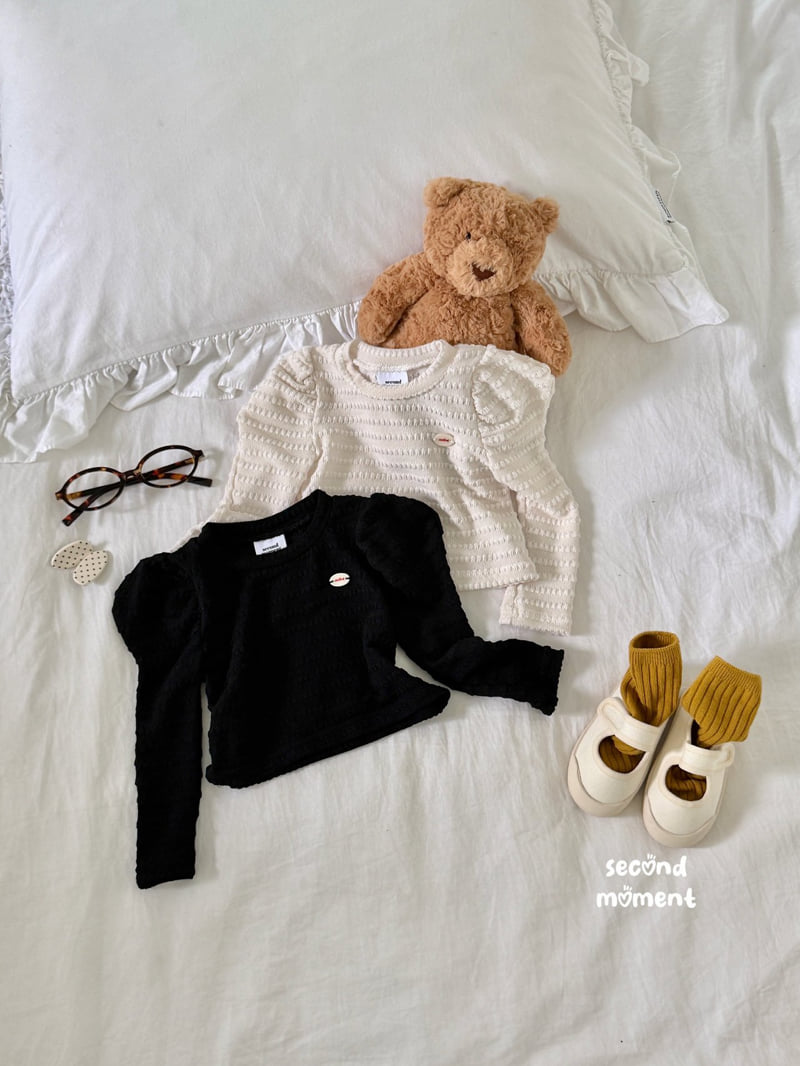 Second Moment - Korean Children Fashion - #designkidswear - Vanilla Puff Tee