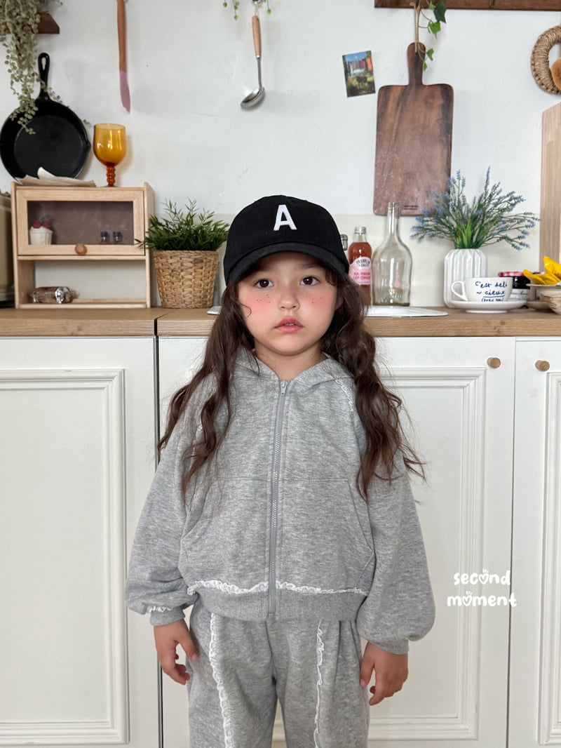 Second Moment - Korean Children Fashion - #designkidswear - Powder Hooded Zip-Up - 3