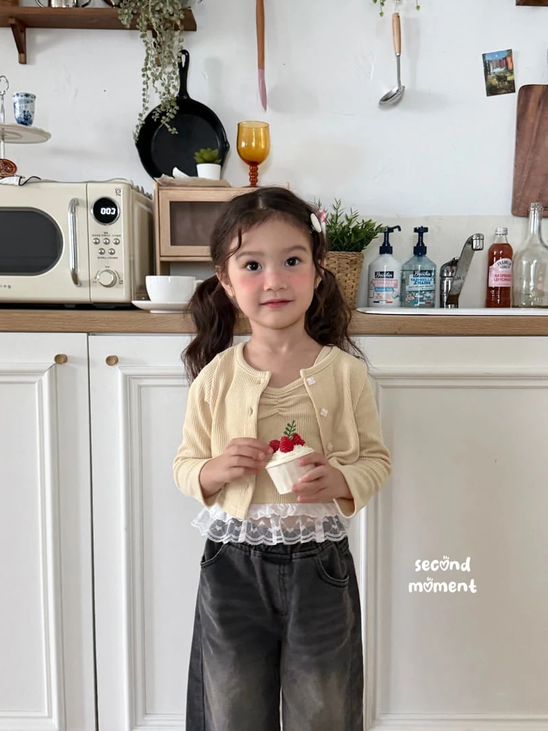 Second Moment - Korean Children Fashion - #discoveringself - Smoothie Cardigan Set - 12