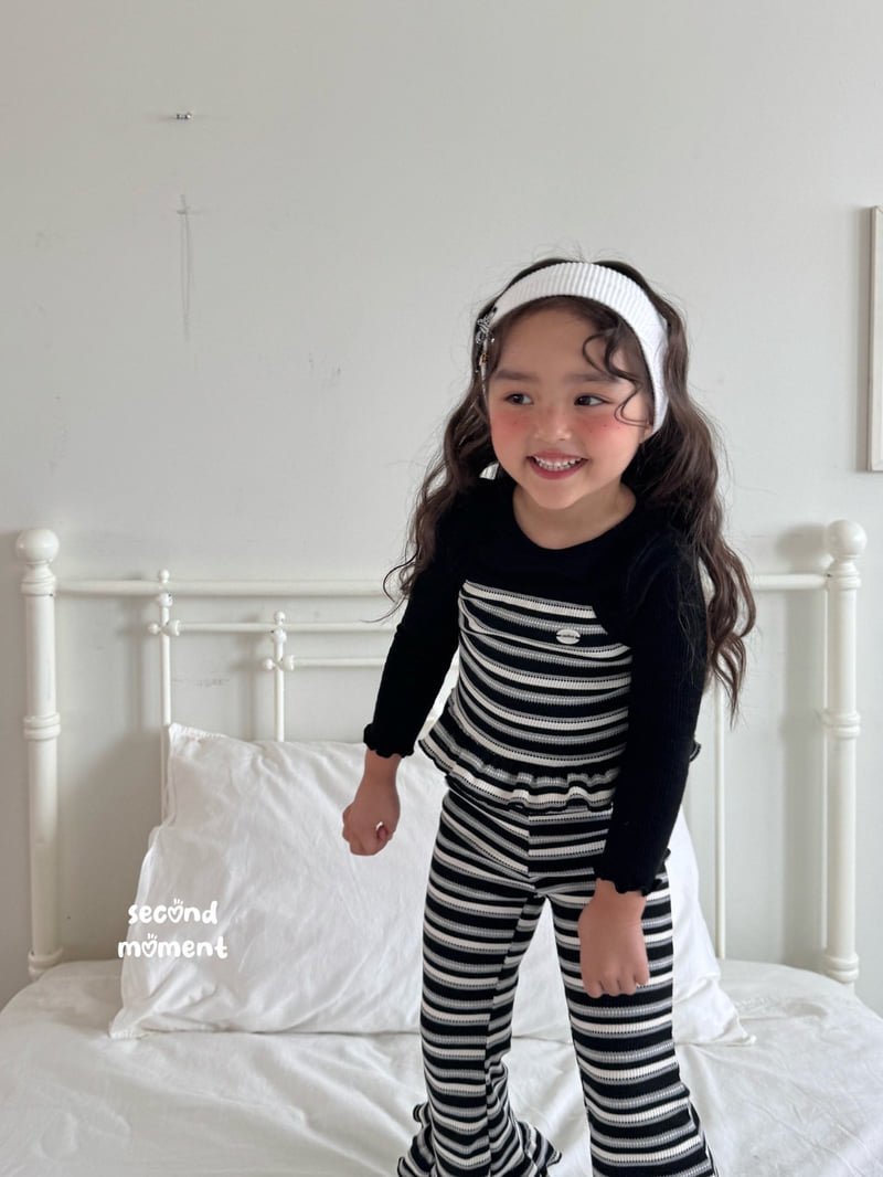 Second Moment - Korean Children Fashion - #discoveringself - Waffle Peanut Frill Pants - 5
