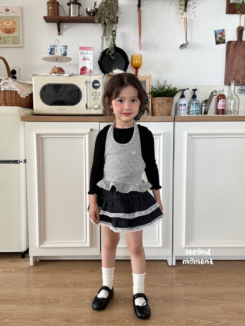 Second Moment - Korean Children Fashion - #designkidswear - Sugar Dot Halter - 4