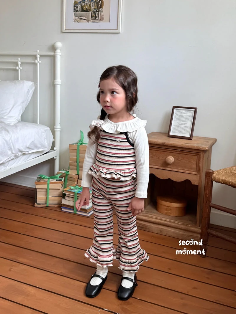 Second Moment - Korean Children Fashion - #discoveringself - Frill Collar Flower Tee - 11