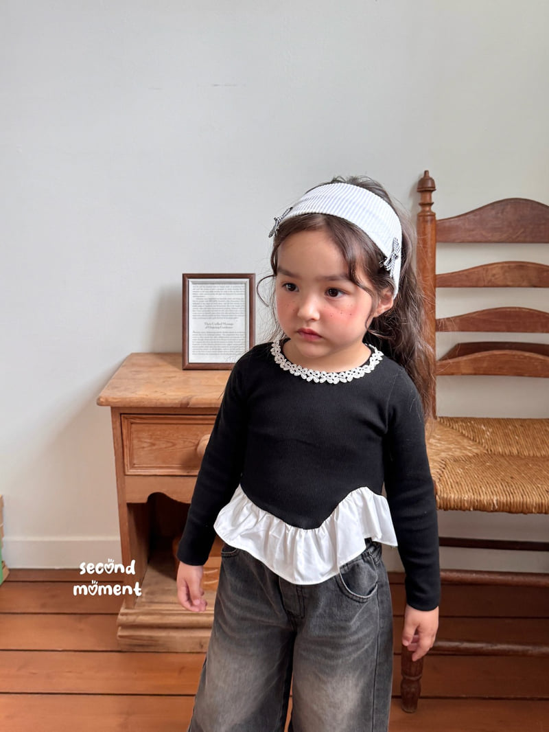 Second Moment - Korean Children Fashion - #fashionkids - Jupiter Ribbon Tee - 9