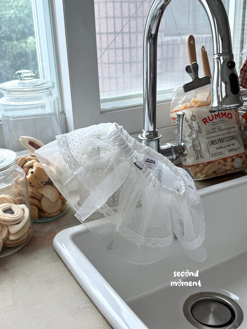 Second Moment - Korean Children Fashion - #fashionkids - Lace Wrap Skirt
