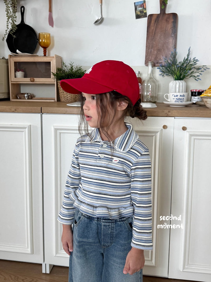 Second Moment - Korean Children Fashion - #fashionkids - Mychew Collar Lace Tee - 7