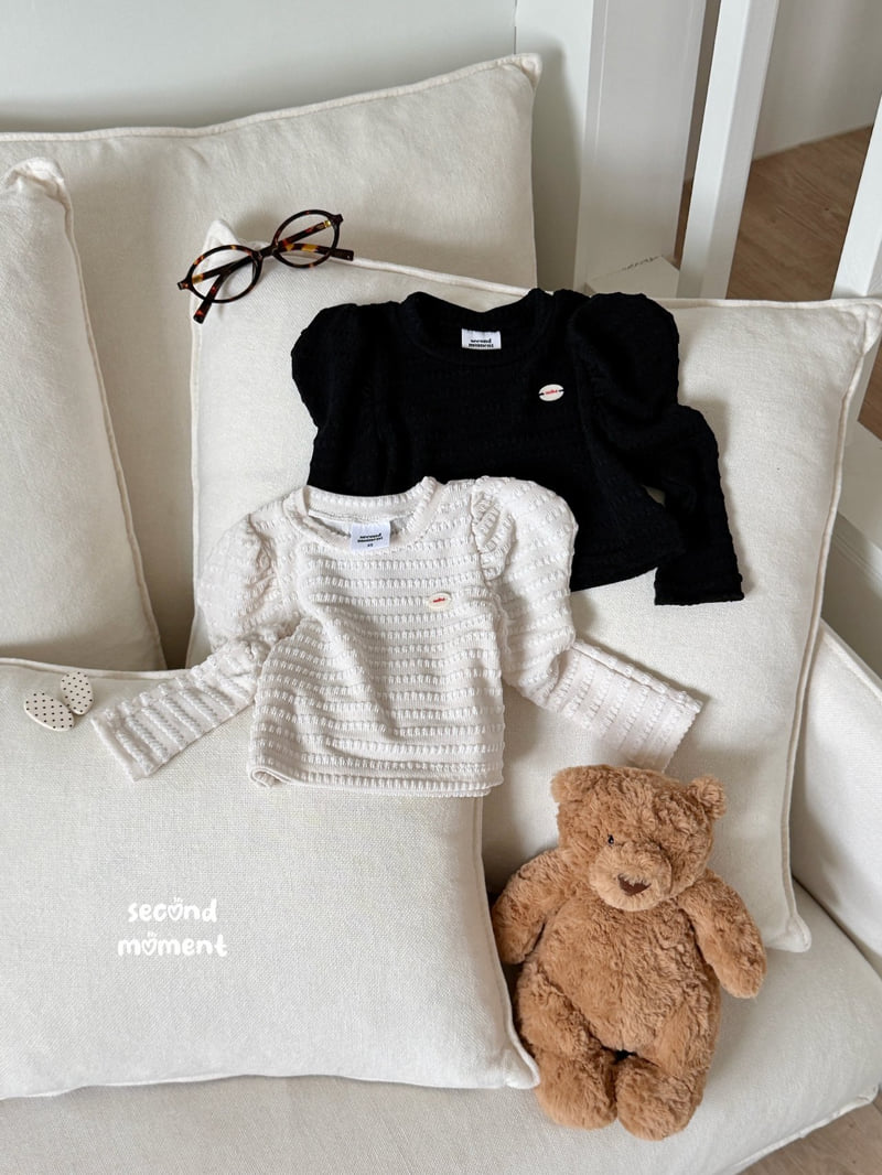 Second Moment - Korean Children Fashion - #fashionkids - Vanilla Puff Tee - 3