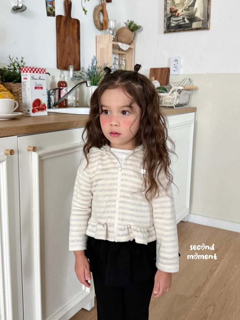 Second Moment - Korean Children Fashion - #kidsshorts - Glow Hooded Zip-Up - 8