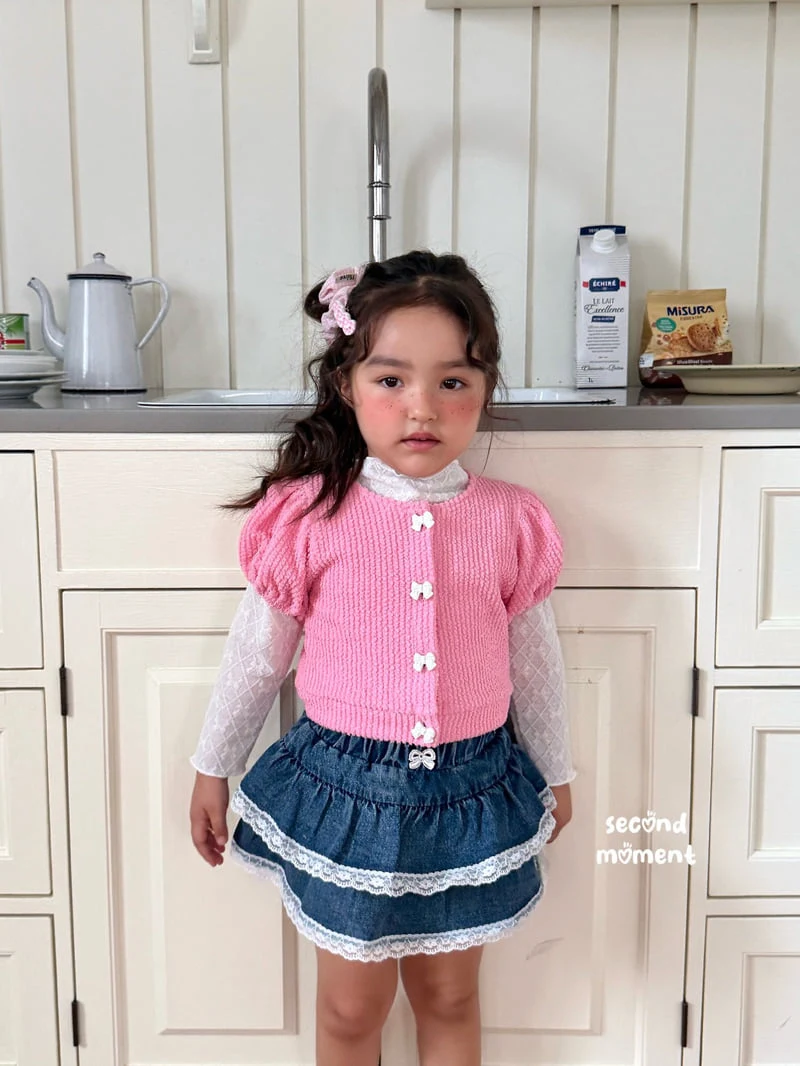 Second Moment - Korean Children Fashion - #kidsshorts - Roro Ribbon Wing Tee - 7