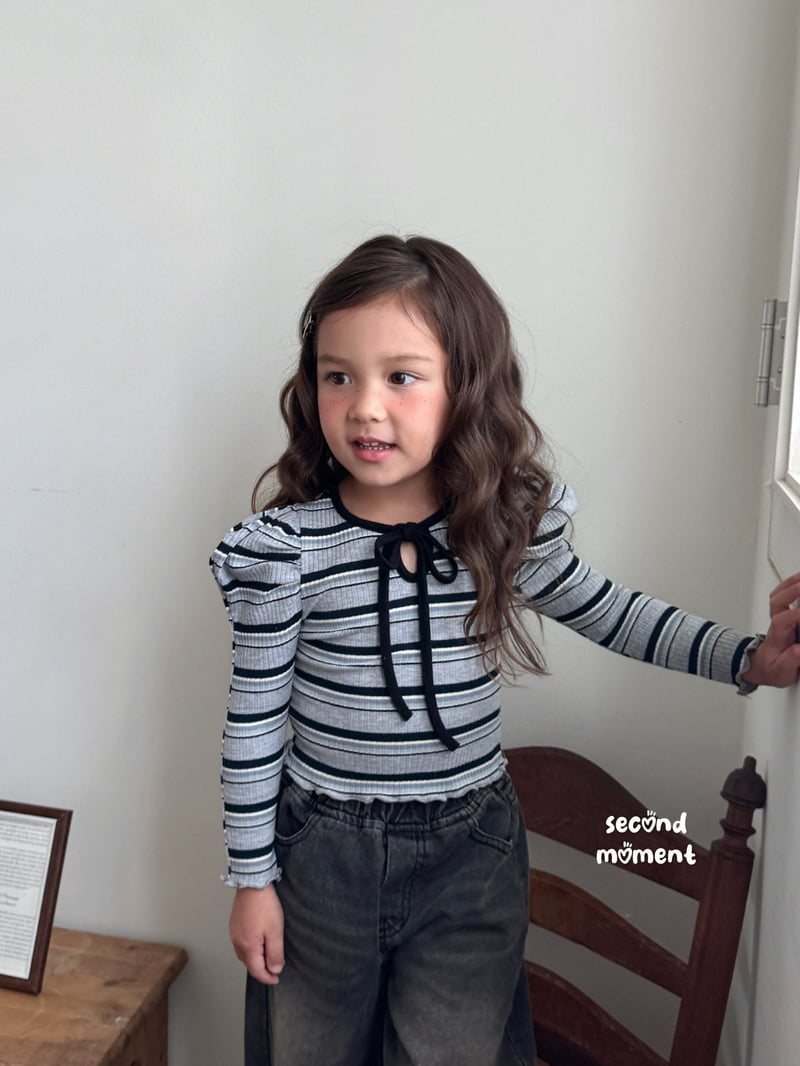 Second Moment - Korean Children Fashion - #kidsshorts - Bubble Puff Tee - 5