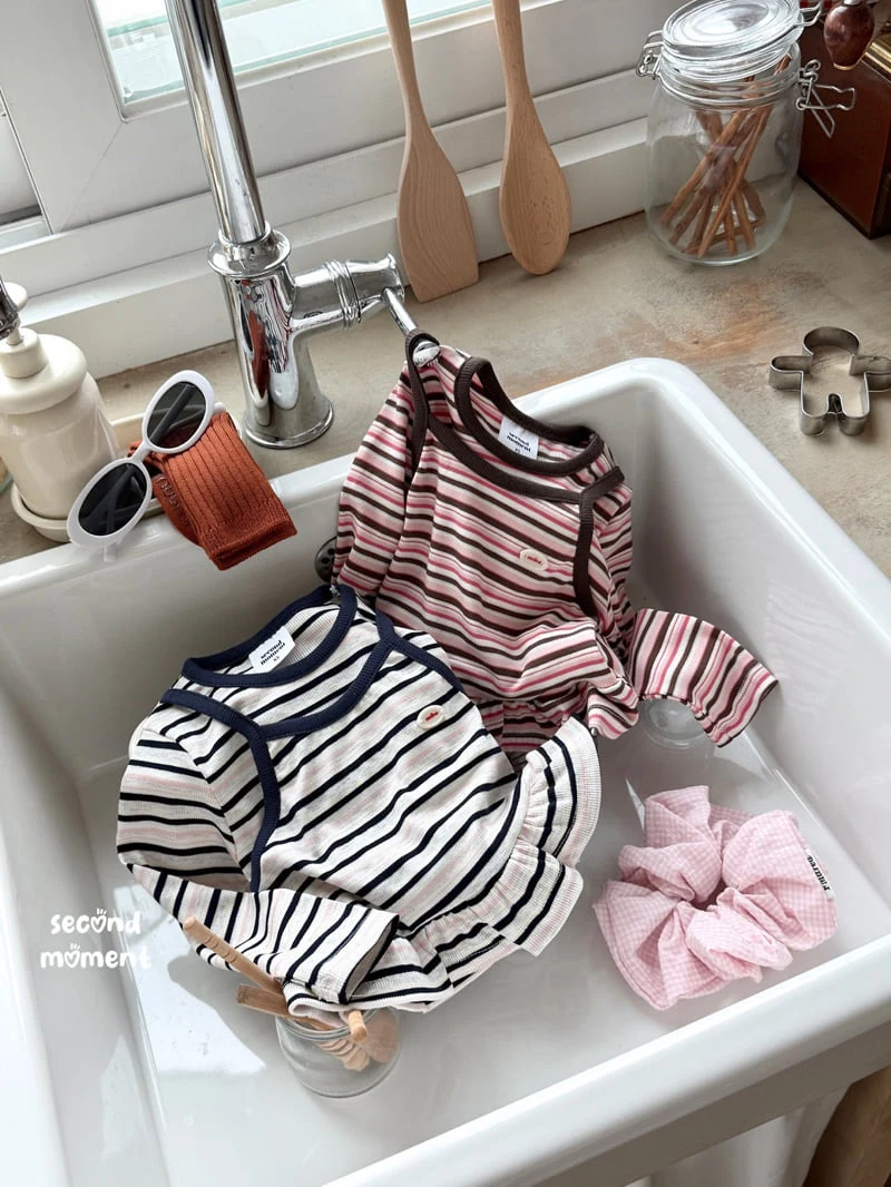Second Moment - Korean Children Fashion - #kidsshorts - Barbie Frill Tee - 2