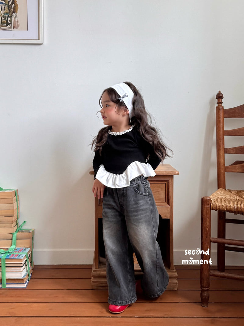 Second Moment - Korean Children Fashion - #kidsstore - Jupiter Ribbon Tee - 11