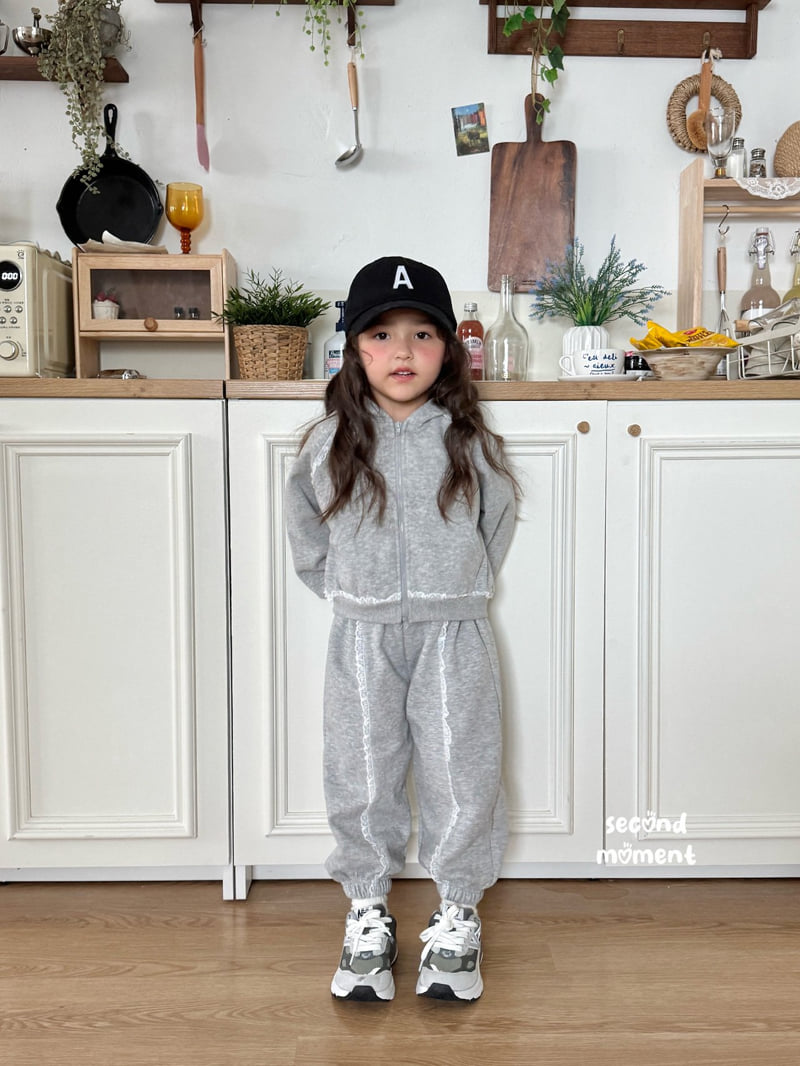 Second Moment - Korean Children Fashion - #kidsstore - Lace Cut Cargo Pants - 6