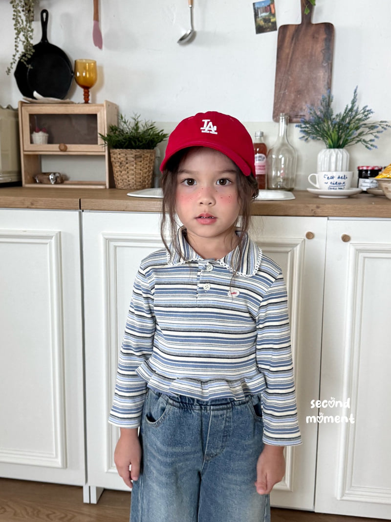 Second Moment - Korean Children Fashion - #kidsstore - Mychew Collar Lace Tee - 9