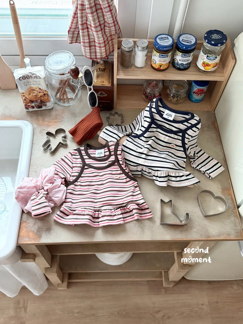 Second Moment - Korean Children Fashion - #kidsstore - Barbie Frill Tee - 3