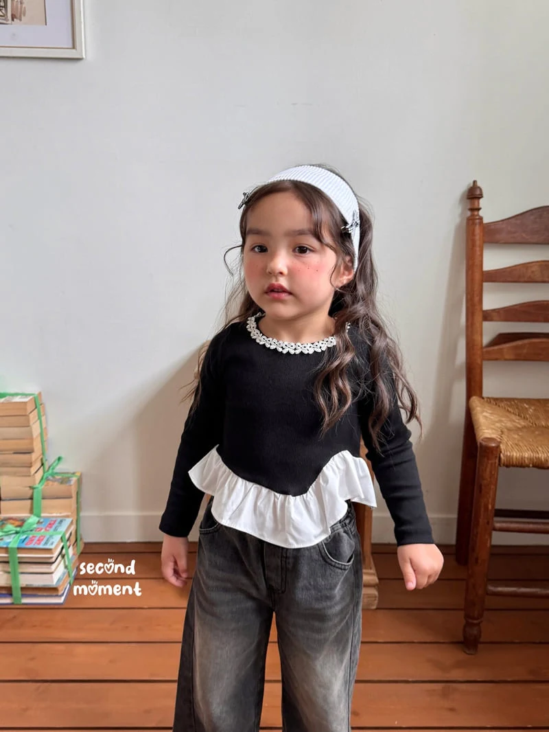 Second Moment - Korean Children Fashion - #kidzfashiontrend - Jupiter Ribbon Tee - 12