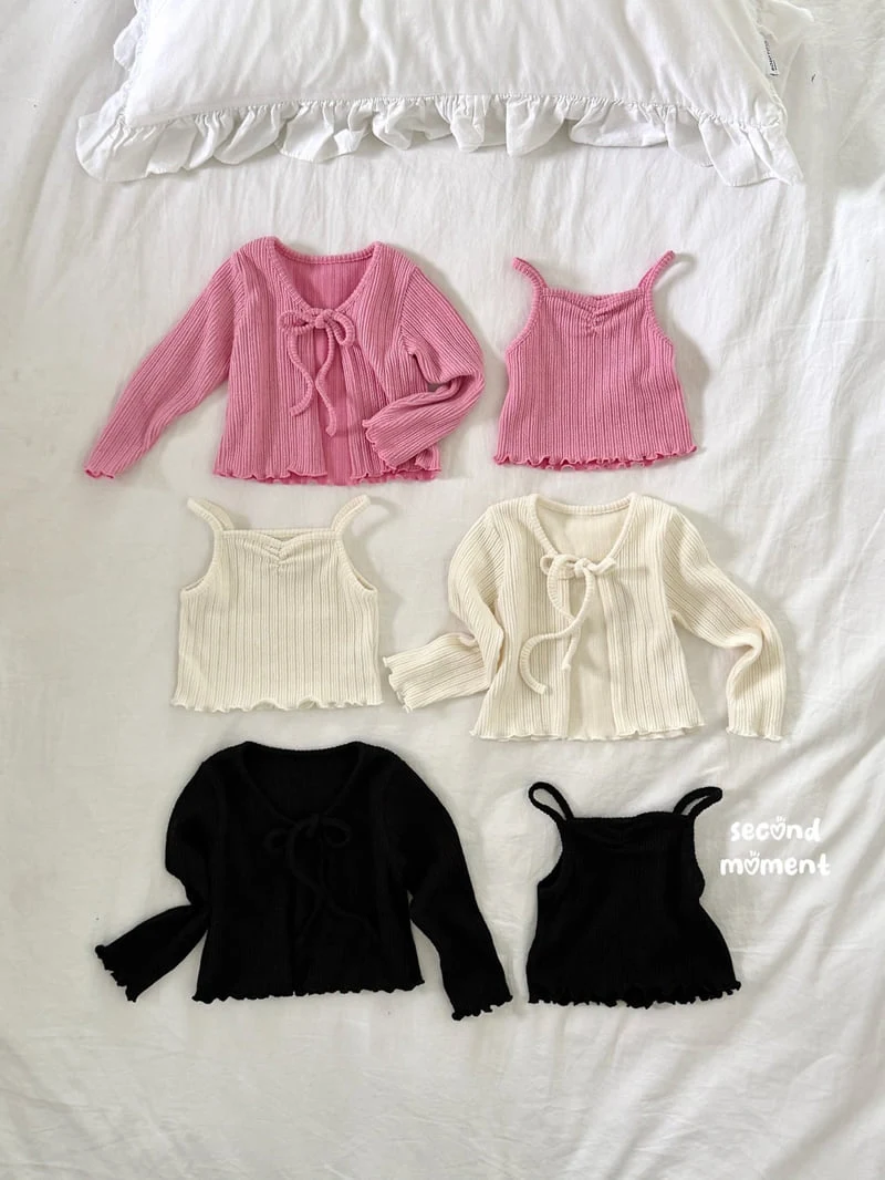 Second Moment - Korean Children Fashion - #kidzfashiontrend - Skinny Crop Sleeveless Set - 3