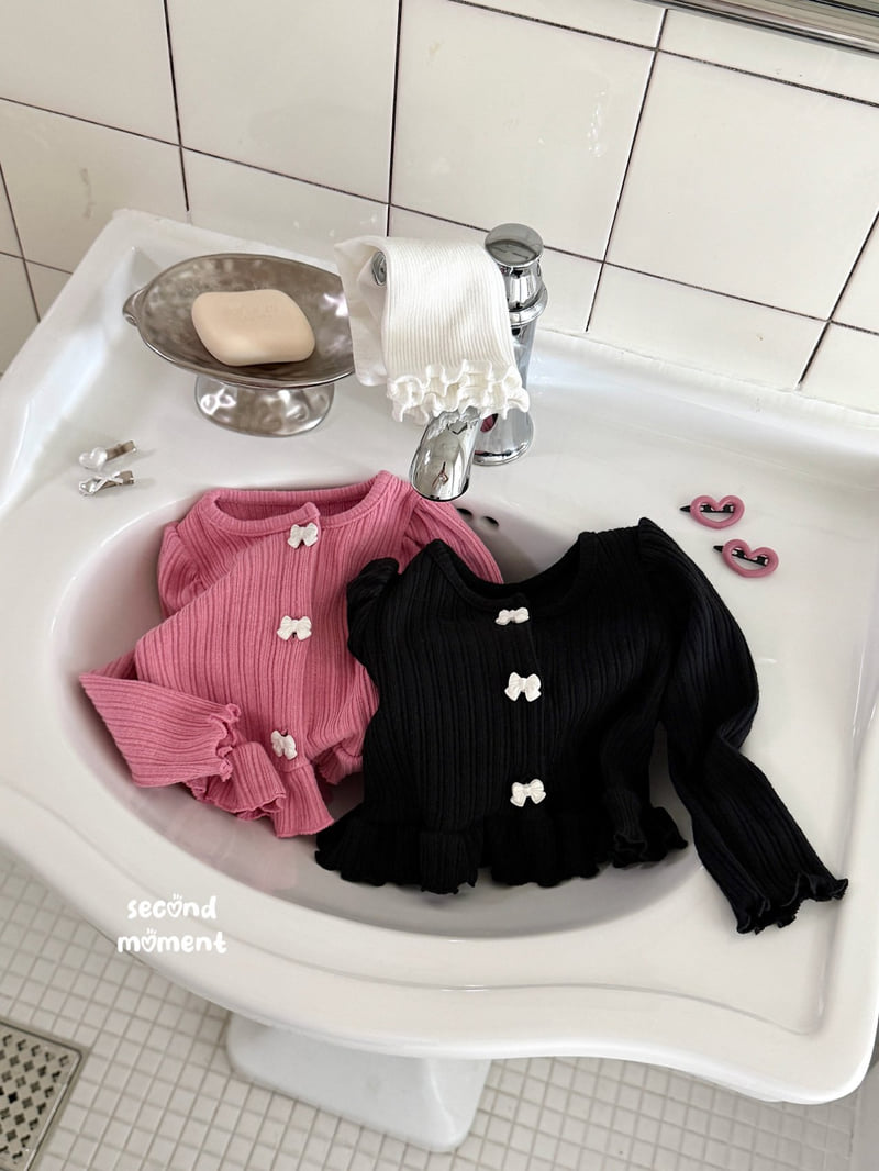 Second Moment - Korean Children Fashion - #kidzfashiontrend - Wedding Frill Cardigan