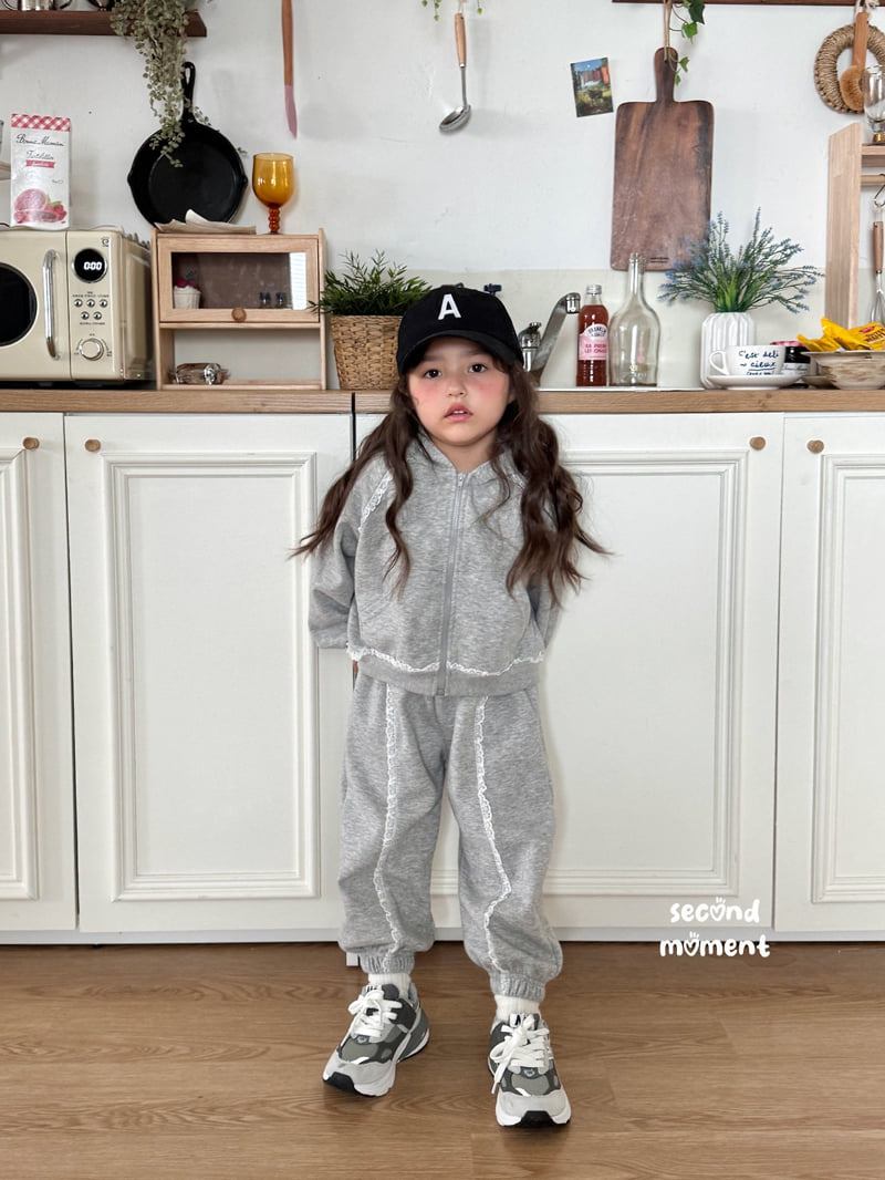Second Moment - Korean Children Fashion - #littlefashionista - Lace Cut Cargo Pants - 9