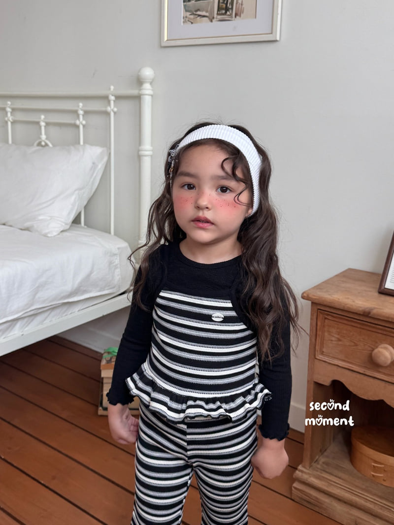 Second Moment - Korean Children Fashion - #littlefashionista - Waffle Peanut Frill Pants - 11