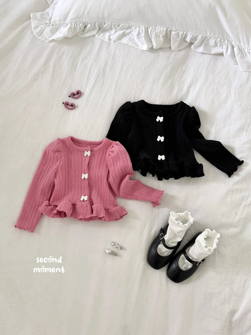 Second Moment - Korean Children Fashion - #littlefashionista - Wedding Frill Cardigan - 3