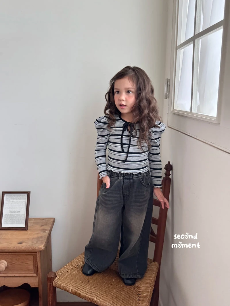 Second Moment - Korean Children Fashion - #magicofchildhood - Bubble Puff Tee - 10
