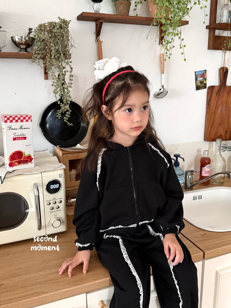 Second Moment - Korean Children Fashion - #magicofchildhood - Powder Hooded Zip-Up - 11