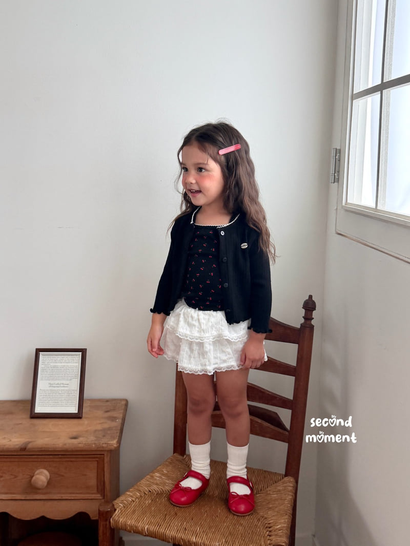 Second Moment - Korean Children Fashion - #magicofchildhood - Cherry Cardigan Set - 5