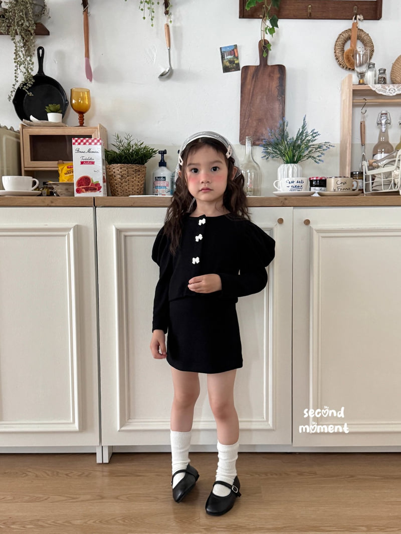 Second Moment - Korean Children Fashion - #minifashionista - Ribbon One-Piece Set - 3