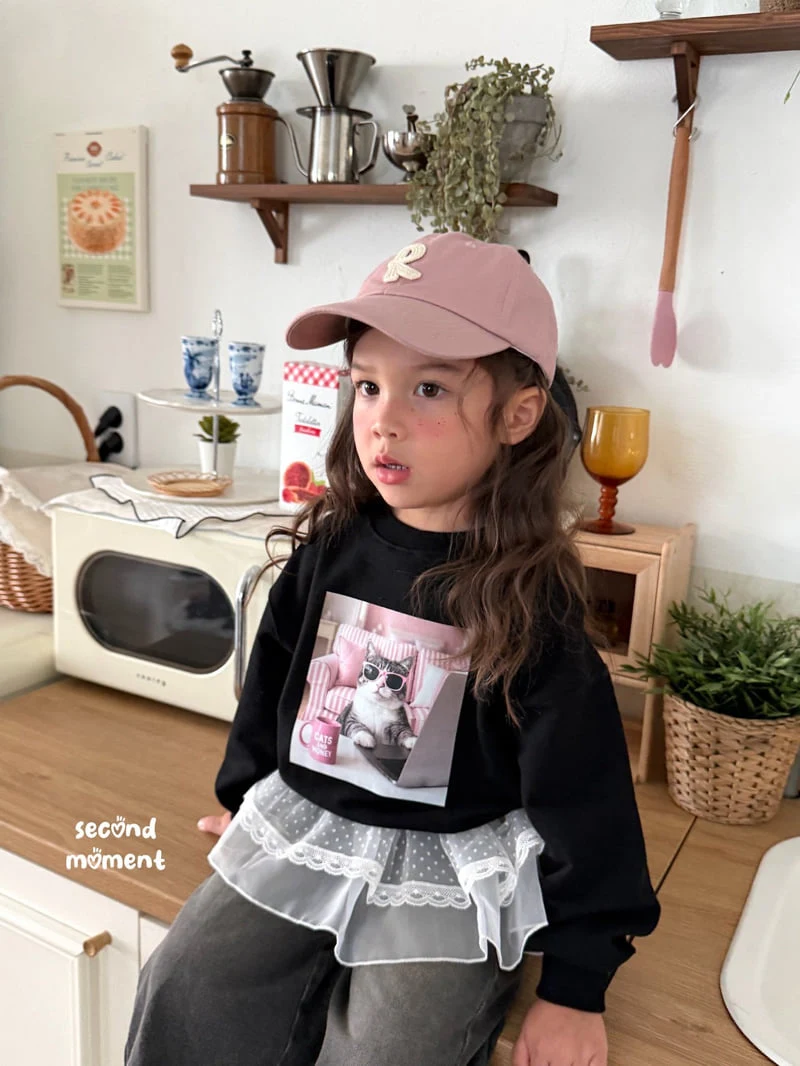 Second Moment - Korean Children Fashion - #minifashionista - Cat Sweatshirt - 9