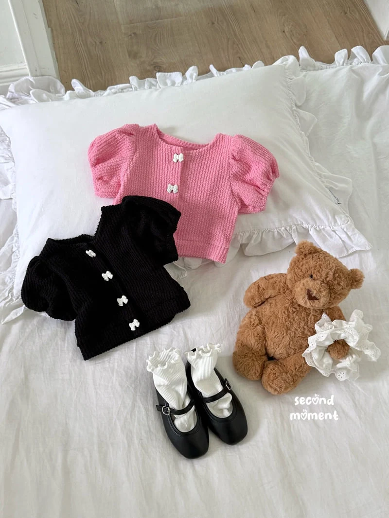 Second Moment - Korean Children Fashion - #minifashionista - Puff Cardigan - 2