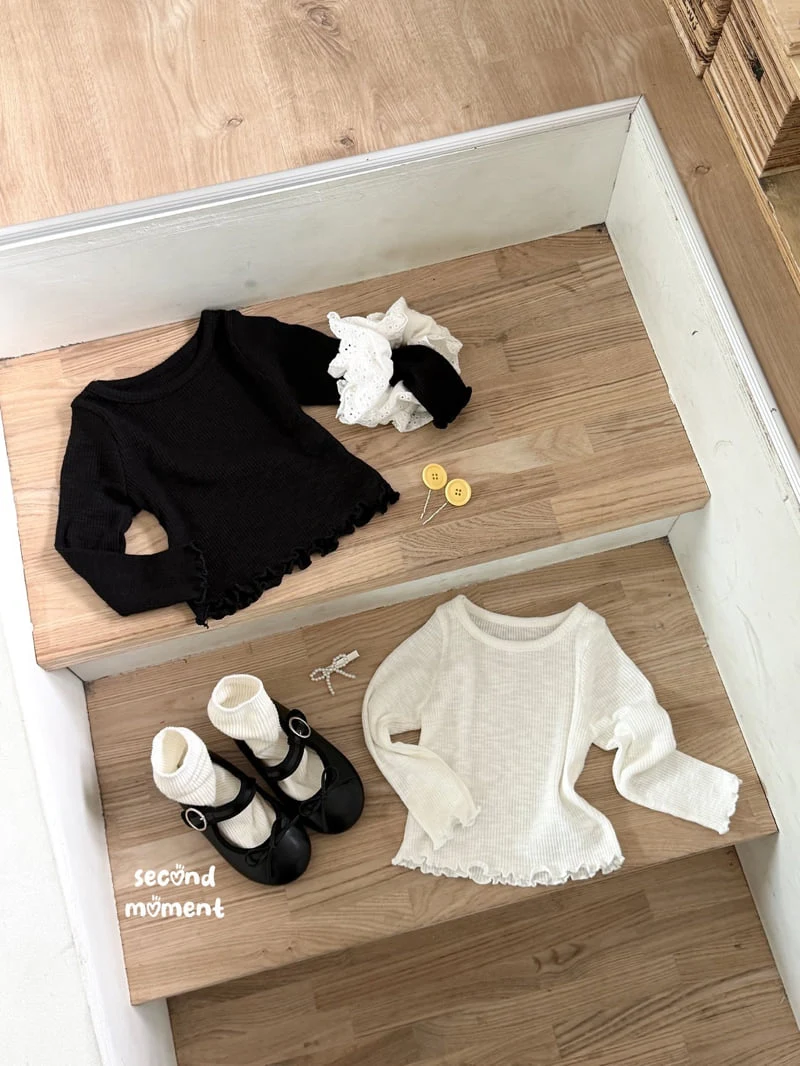 Second Moment - Korean Children Fashion - #prettylittlegirls - Easy Ribbed Wing Tee