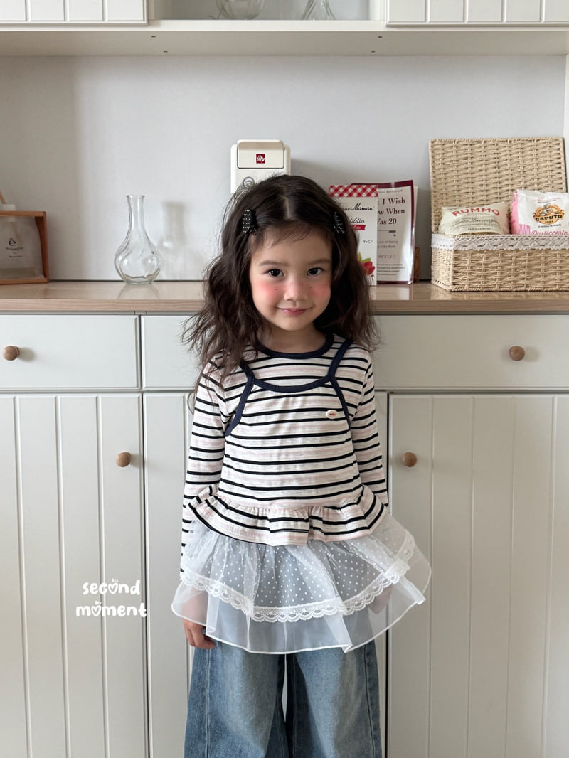 Second Moment - Korean Children Fashion - #prettylittlegirls - Barbie Frill Tee - 9