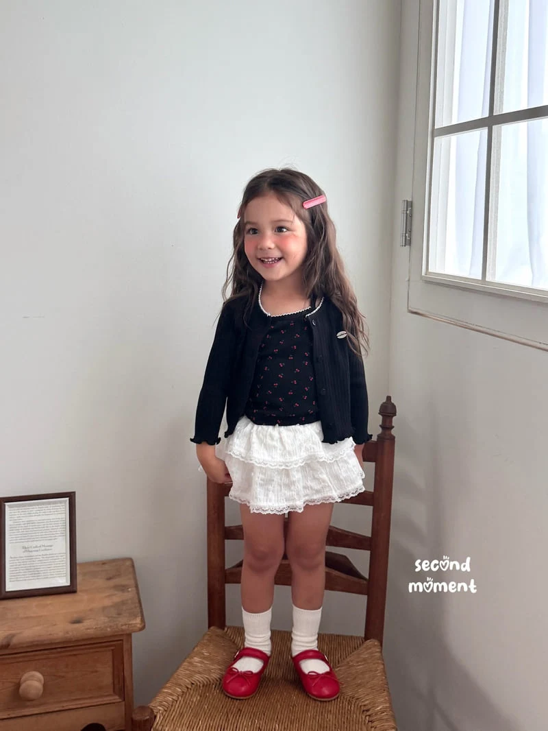 Second Moment - Korean Children Fashion - #prettylittlegirls - Cherry Cardigan Set - 7