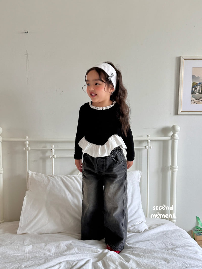 Second Moment - Korean Children Fashion - #toddlerclothing - Jupiter Ribbon Tee - 4