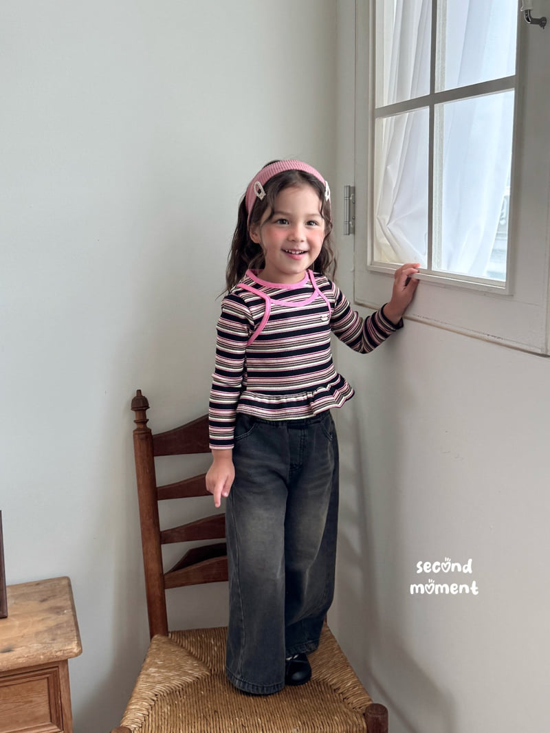 Second Moment - Korean Children Fashion - #stylishchildhood - Mango Frill Tee - 6