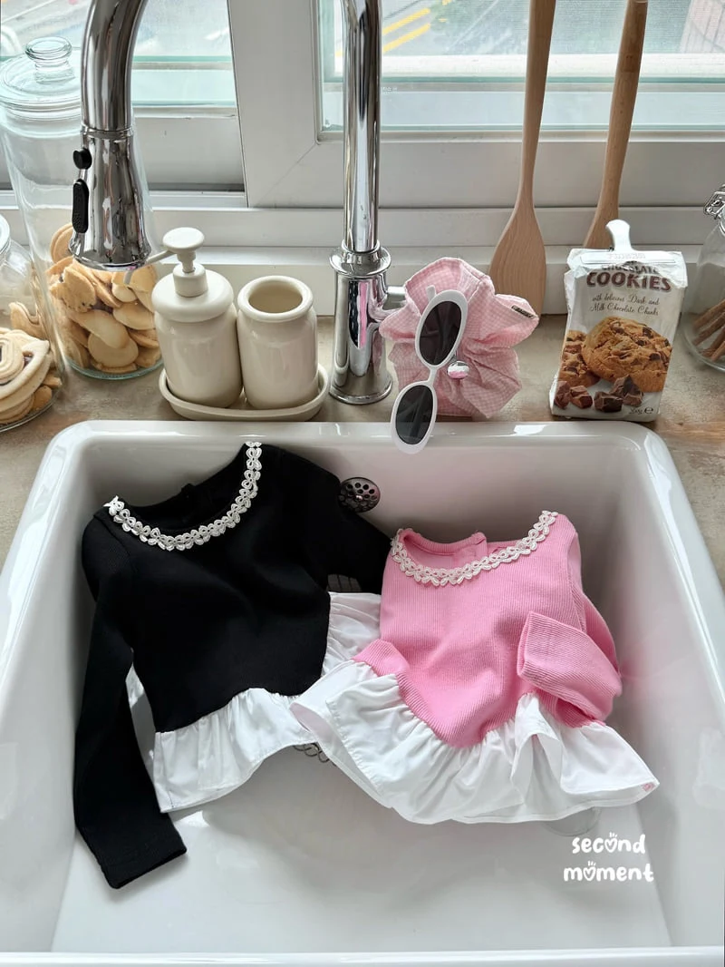 Second Moment - Korean Children Fashion - #todddlerfashion - Jupiter Ribbon Tee - 2