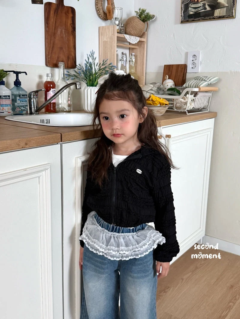 Second Moment - Korean Children Fashion - #todddlerfashion - Wave Hooded Zip-Up - 7