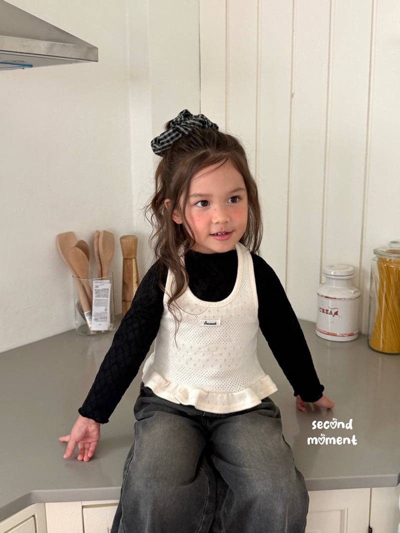 Second Moment - Korean Children Fashion - #toddlerclothing - Cream Puff Halter - 7