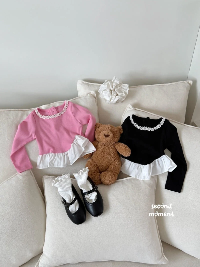 Second Moment - Korean Children Fashion - #toddlerclothing - Jupiter Ribbon Tee - 3
